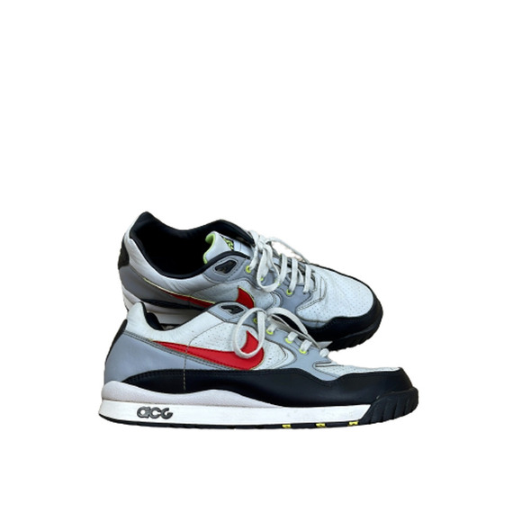 NIKE  ACG AIR WILDWOOD‎ PLATINUM RED MEN\'S SNEAKERS  SIZE 8